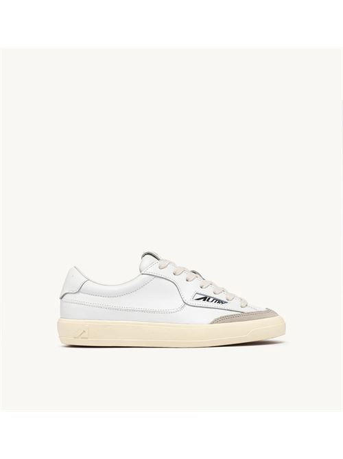 sneakers windscape low in pelle bianca<BR/>